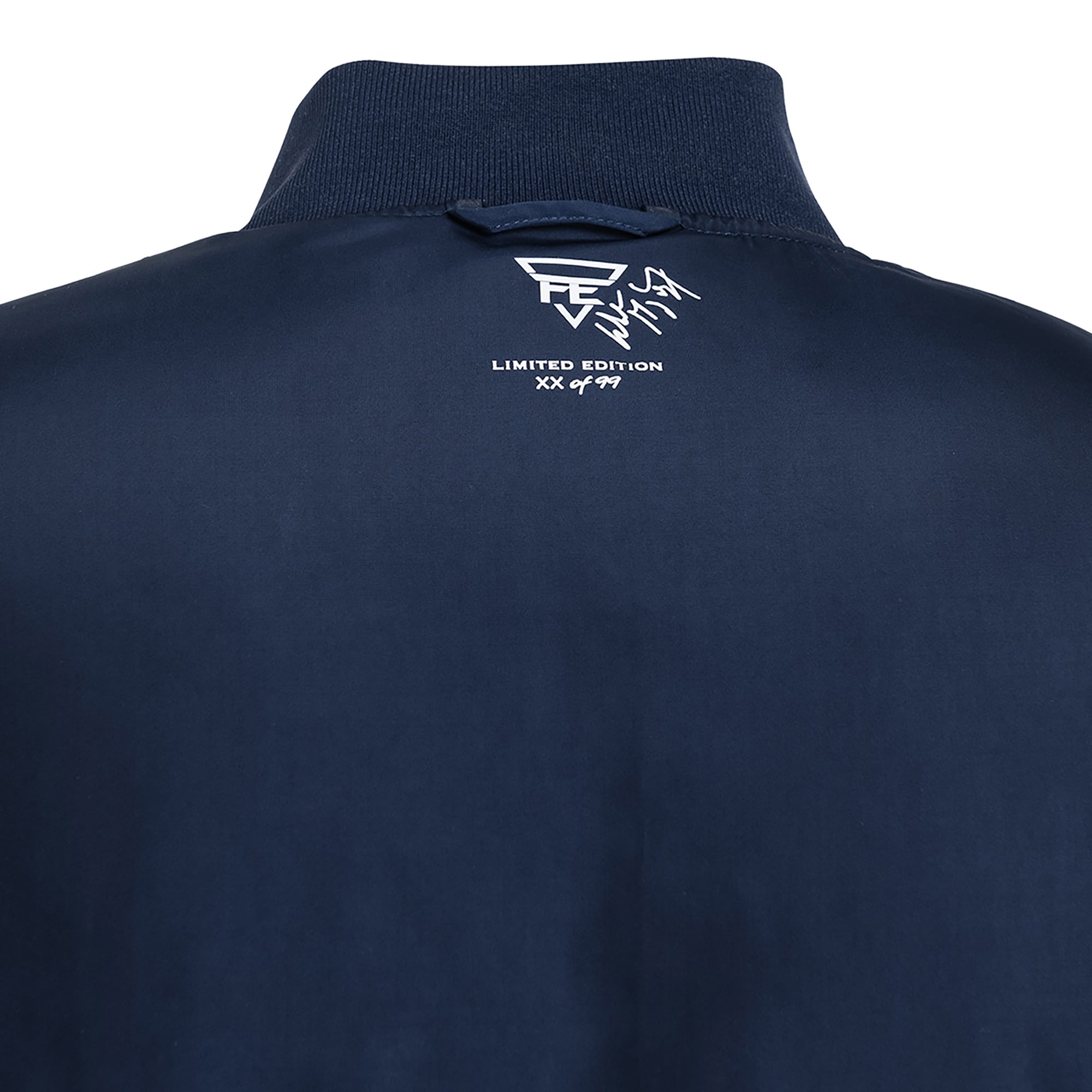 Veste bomber réversible zippée pour homme FE Wayne Gretzky Royal/Marine des Oilers d'Edmonton